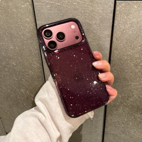 キラキラ iPhone18Pro/17Proケース 透明 iPhone16/15promaxカバー おしゃれ 軽量 着脱簡単[M4923]