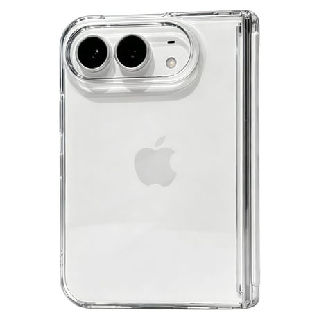 iPhone Ultraケース クリア ヒンジ保護 高透明 MagSafe対応 黄ばみ防止 シンプル風 着脱簡単 [M6720]