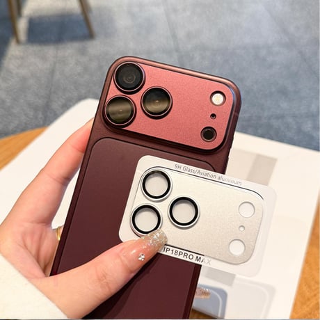 iPhone18Pro/18ProMax カメラ保護カバー iPhone17ProMax/17Pro 金属製 レンズ保護フイルム  高品質 耐久性耐衝撃 [M6705]