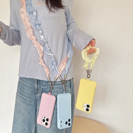 レース スマホストラップ 韓国風 バックチャーム キーホルダー iPhone、Xperia、AQUOS、Xiaomi、Galaxy 対応 丈夫 可愛い[M6630]