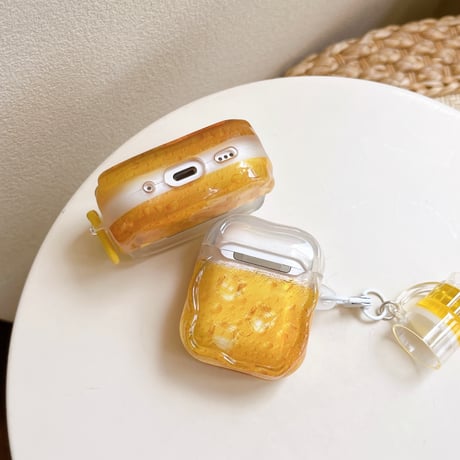 ビール Airpods Pro3ケース ビールカップキーホルダー Airpods4/3カバー pro2/pro1 うねうね 面白い[M6640]