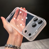 iPhone18Pro/17ソフトケース 滑り止め レンズカバー付 iPhone17ProMax/Airカバー シンプル風  頑丈 軽量 装着やすい [M5763]