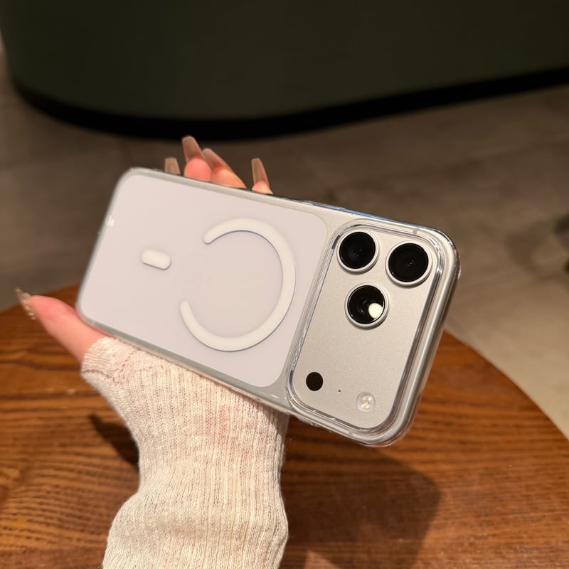 クリア iPhone18Pro/17proケース MagSafe対応 黄ばまない 薄型 iPh