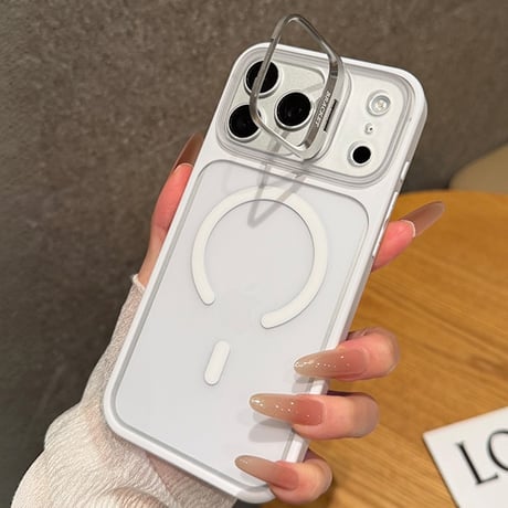 カメラスタンド iPhone18Pro/17ProMaxケース MagSafe対応 指紋防止 iPhone16Pro/15/14ケース 多機能[M6668]
