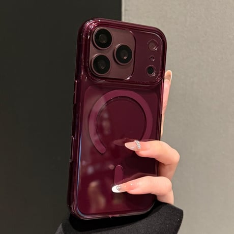 高透明 MagSafe対応 iPhone18Pro/18ProMaxケース カメラコントロール保護カバー iPhone17/16シリーズ対応 黄ばみにくい [M6814]