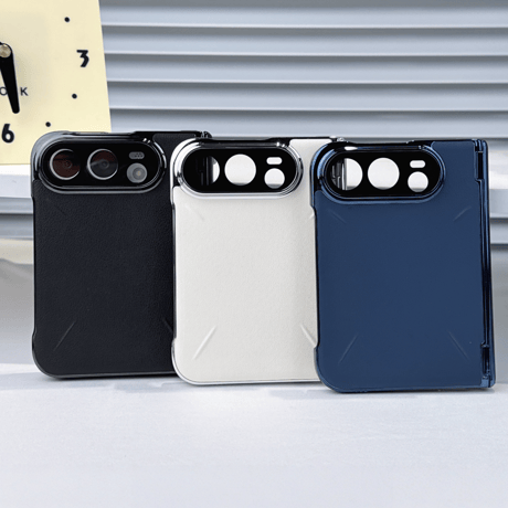iPhone Duoケース 全面保護 カメラレンズ保護カバー付 MagSafe対応 高級レザー  ヒンジ保護  メッキフレーム  高級感たっぷり [M6889]