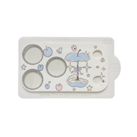 可愛い動物柄 カメラカバー  iPhone18Pro/18promax iPhone17pro/17ProMax ガラスレンズフィルム  傷から保護  [M6622]