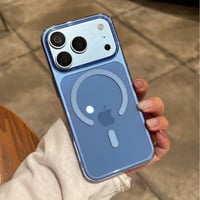 MagSafe対応 高透明 iPhone18Pro/18ProMaxケース カラーフレーム iPhone17/16proケース 薄型 軽量 精密設計[M6788]