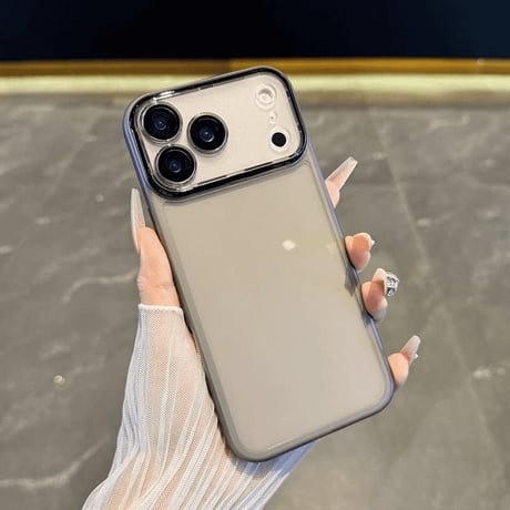iPhone18Pro/17ソフトケース 滑り止め レンズカバー付 iPhone17ProMax/Airカバー シンプル風  頑丈 軽量 装着やすい [M5763]
