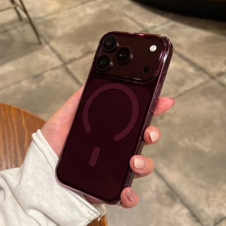 MagSafe対応 高透明 iPhone18Pro/18ProMaxケース カラーフレーム iPhone17/16proケース 薄型 軽量 精密設計[M6788]