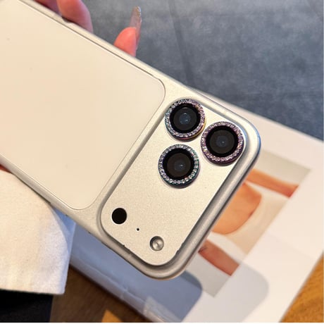 キラキラレンズカバー iPhone18ProMax/18Pro ラインストーン 17/17Pro/16proシリーズカメラレンズフィルム  取り外しツール付き [M6753]