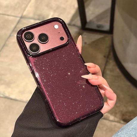 キラキラ iPhone18Pro/17Proケース 透明 iPhone16/15promaxカバー おしゃれ 軽量 着脱簡単[M4923]