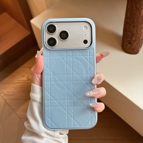 MagSafe対応 iPhone18Pro/17ケース キルティング iPhone16Pro/15ケース レザー調 高品質高級感 [M6728]