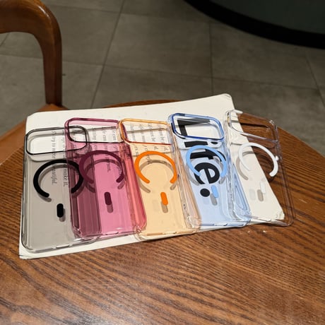 クリア iPhone17/17proケース MagSafe対応 黄ばまない 薄型 iPhone16promax/15/14対応 高透明感 [M3509]