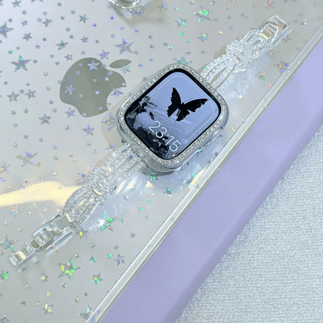 高級感ジュエリー AppleWatchバンド エレガント AppleWatchベルト Series 11/10/9/8 SE3/2  Ultra3/2/1 高品質  美しい[M6577]