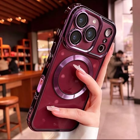 メタル iPhone18ProMax/17Proケース  MagSafe対応 クリア iPhone17/16Pro/15Proカバー カメラ保護 軽量 持ち運びやすい[M6171]