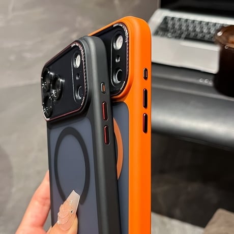 落下防止ストラップ iPhone18Pro/18ProMaxケース カメラ保護 耐衝撃 iPhone17Pro/16ケース MagSafe対応 マット[M6721]