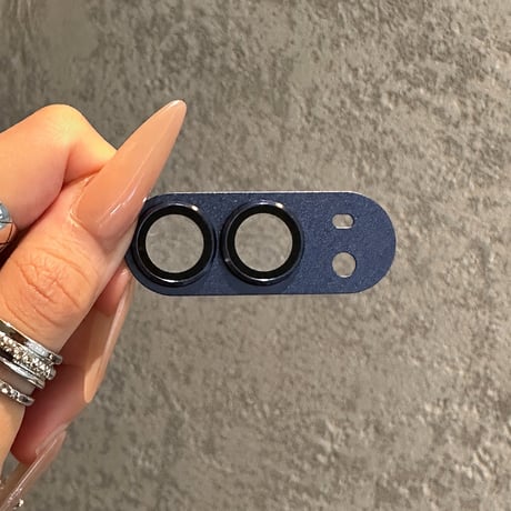 iPhone duo 専用 カメラレンズカバー ガラスフィルム 一体型 アルミ合金＋強化ガラス  傷防止 衝撃吸収 カメラ保護フィルム [M6833]