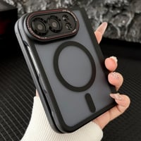 iPhone Duo専用ケース 全面保護 お得な4点セット Magsafe対応 耐衝撃 ヒンジ保護 マット加工 カメラレンズ保護 強化ガラスフィルム付 高品質[M6809]
