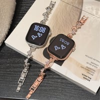 ハートダイヤ AppleWatchバンド 上品 エレガント AppleWatchベルト Series 11/10/9/8 SE3/2  Ultra3/2/1 高級感高品質[M6698]