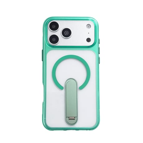便利スタンド付 iPhone17Pro/16ProMaxケース MagSafe対応 iPhone15Pro/14ケース 耐衝撃加工 黄ばまない [M6585]