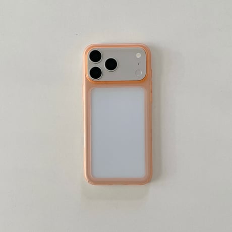 カラフルフレーム iPhone18pro/18proMaxケース マットクリア  iPhone17Pro/16/15シリーズ くすみカラー 着脱簡単[M6874]