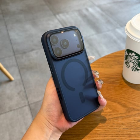 レンズ保護スタンド一体 iPhone18Pro/17ケース MagSafe対応 iPhone16Pro,Max/15ケース 指紋防止耐衝撃 高品質 [M6741]