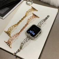 メタリック音符 AppleWatchバンド 上品 おしゃれ AppleWatchベルト Series 11/10/9/8 SE3/2  Ultra3/2/1 高級感高品質[M6638]