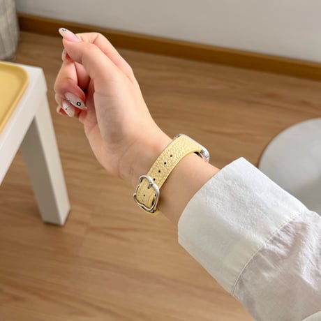 メタル熊ちゃん留め具  AppleWatchバンド レザー製 AppleWatchベルト Series 11/10/9/8 SE3/2  Ultra3/2/1 高級感高品質[M6637]