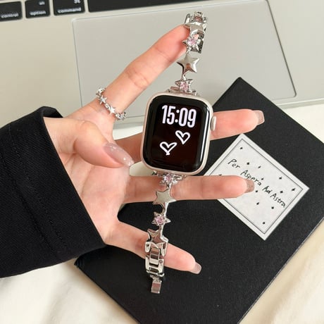 星 AppleWatchバンド シック AppleWatchベルト Series 11/10/9/8 SE3/2  Ultra3/2/1 上品 高級感たっぷり[M6605]