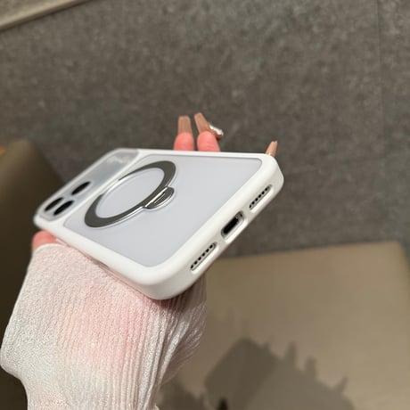 指紋防止黄ばまない iPhone17ProMax/17ケース MagSafe対応 360度回転リングスタンド iPhone17Pro/Airカバー 耐衝撃 高品質 [M6571]