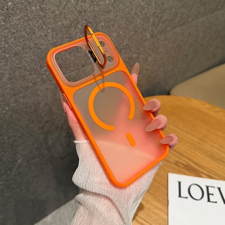 カメラスタンド iPhone18Pro/17ProMaxケース MagSafe対応 指紋防止 iPhone16Pro/15/14ケース 多機能[M6668]