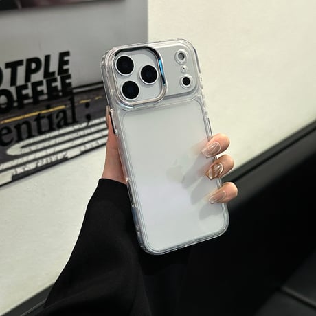 クリア iPhone18Pro/18ProMaxケース 高透明感 iPhone17/15Pro/14Promaxカバー シンプル風 軽量[M6675]