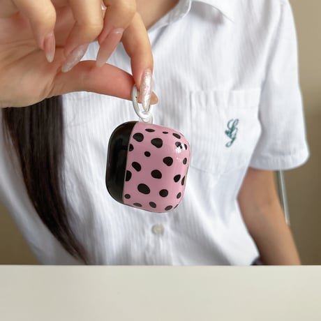 ブラックヒョウ柄 Airpods Pro3ケース オシャレ Airpods 4/3カバー  AirpodsPro2/1  リング付  人気カラー [M6627]