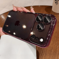 キラキラ iPhone18pro/17promaxケース おしゃれ透明 アイフォン16/15pro/13/12カバー 黄ばまないメッキ カメラ保護 軽量丈夫[M3564]