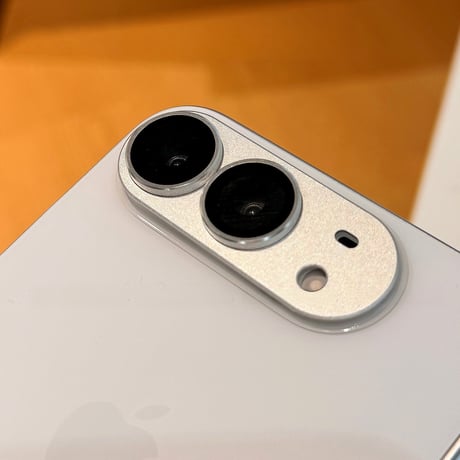 iPhone duo 専用 カメラレンズカバー ガラスフィルム 一体型 アルミ合金＋強化ガラス  傷防止 衝撃吸収 カメラ保護フィルム [M6833]