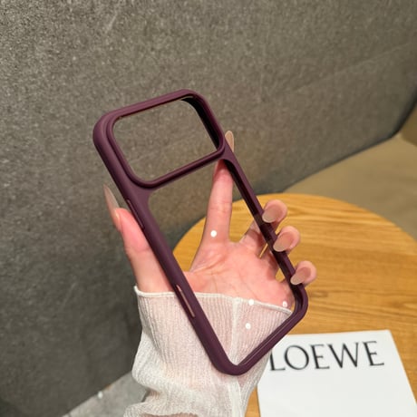 高透明クリア iPhone18Pro/18ProMaxケース 着脱簡単 ソフトフレーム×ハードバック iPhone17/17proケース 黄ばみにくい [M6771]