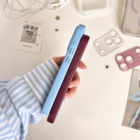 2in1着脱式レンズカバー付き iPhone18Pro/18ProMaxケース MagSafe対応 ソフトバンパー×ハード背面 半透明 プレミアムマット質感 [M6764]