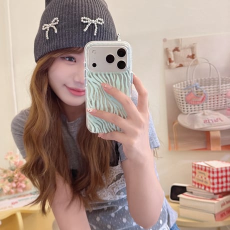 ゼブラ柄 iPhone18Pro/17ケース キラキラ感 iPhone16ProMax/15Pro/14ケース オシャレ シンプル風[M6603]