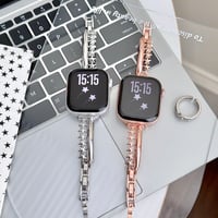 メタル星 AppleWatchバンド シック AppleWatchベルト Series 11/10/9/8 SE3/2  Ultra3/2/1 高級感高品質 上品[M6581]