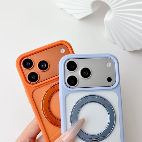 ショルダーストラップ付 iPhone18ProMax/17ケース MagSafe対応 360度回転スタンドiPhone17Proカバー 耐衝撃 高品質 [M5709]