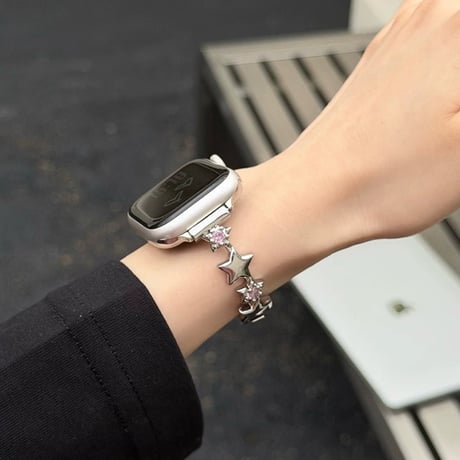 星 AppleWatchバンド シック AppleWatchベルト Series 11/10/9/8 SE3/2  Ultra3/2/1 上品 高級感たっぷり[M6605]