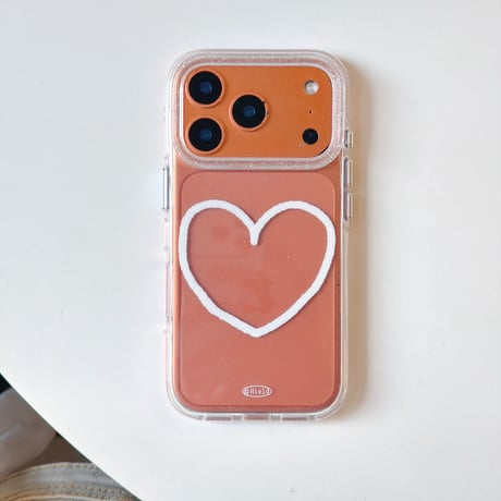 ハート柄 iPhone17pro/17ケース ラメ入り クリア iPhone16promax/15proケース 可愛いストラップ 女子力高い[M6576]