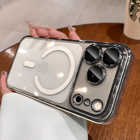 キラキラ MagSafe iPhone18Pro/17ケース 星の空 輝く iPhone16Pro/15/14カバー ラメ入り オシャレ 美しい[M3814]