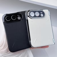 iPhone Duoケース 全面保護 カメラレンズ保護カバー付 MagSafe対応 高級レザー  ヒンジ保護  メッキフレーム  高級感たっぷり [M6889]