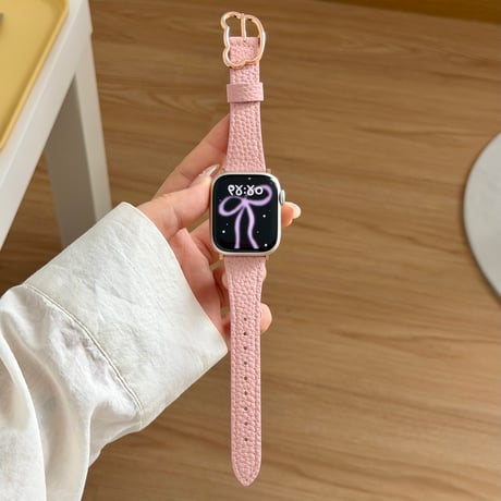 メタル熊ちゃん留め具  AppleWatchバンド レザー製 AppleWatchベルト Series 11/10/9/8 SE3/2  Ultra3/2/1 高級感高品質[M6637]