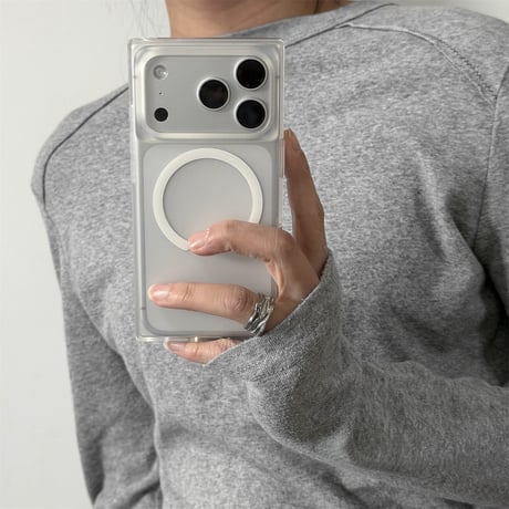 スクエア MagSafe対応 iPhone18Pro/17promaxケース マット仕上げ 指紋防止 iPhone17/16/15proケース  カッコイイ 高級感 [M6651]