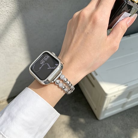 ダイヤデコ AppleWatchバンド 上品 メタル AppleWatchベルト Series 11/10/9/8 SE3/2  Ultra3/2/1 高級感高品質 上品[M6566]