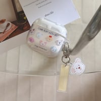 ワンちゃん Airpods Pro3ケース 韓国風 Airpods4/3カバー pro2/pro1 リング/キーホルダー かわいい[M6606]