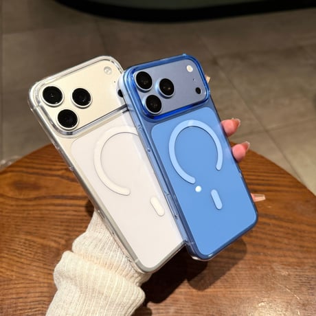 クリア iPhone17/17proケース MagSafe対応 黄ばまない 薄型 iPhone16promax/15/14対応 高透明感 [M3509]